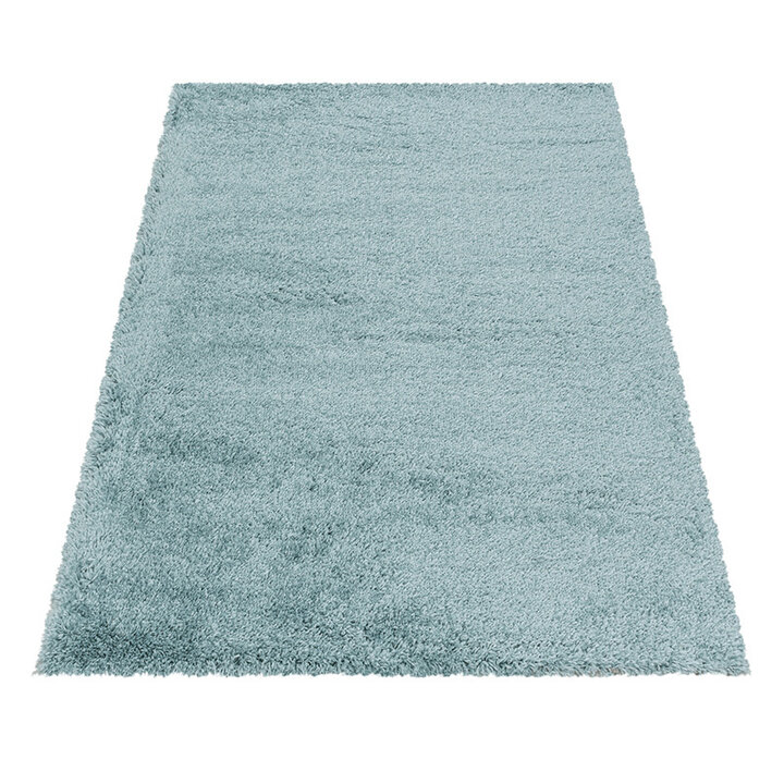 Hochflor Teppich - Fuzzy Hellblau - 2