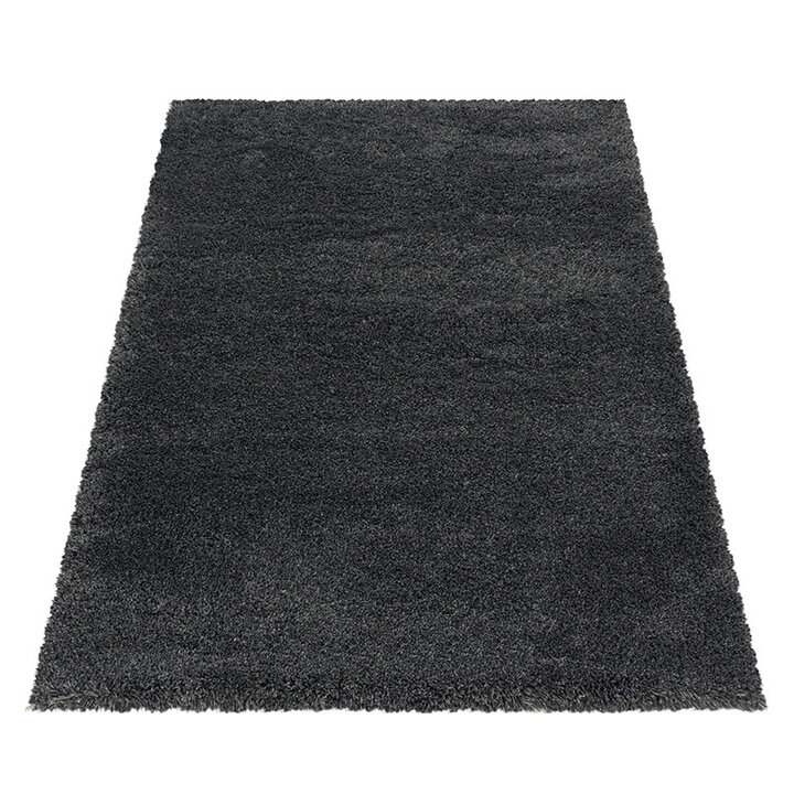 Hochflor Teppich - Fuzzy Dunkelgrau - 2