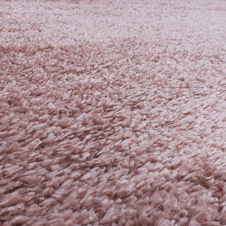 Hochflor Teppich - Fuzzy Rosa - 4