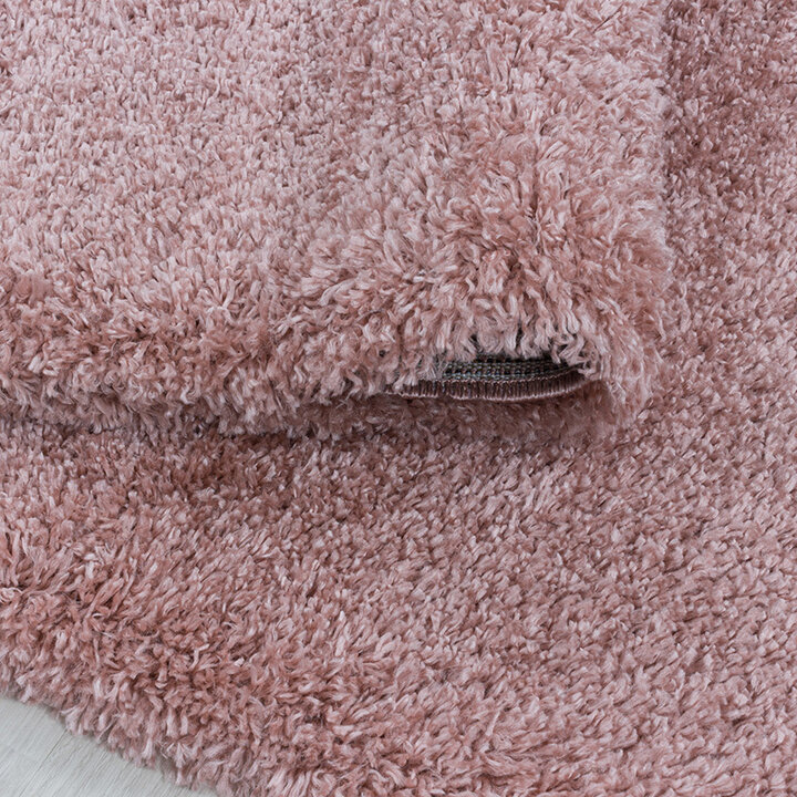 Hochflor Teppich - Fuzzy Rosa - 5