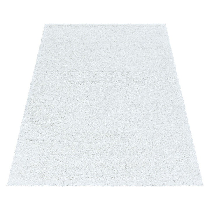 Hochflor Teppich - Fuzzy Weiß - 2