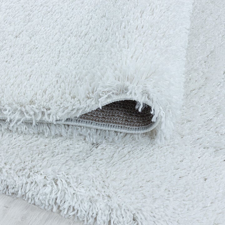 Hochflor Teppich - Fuzzy Weiß - 5