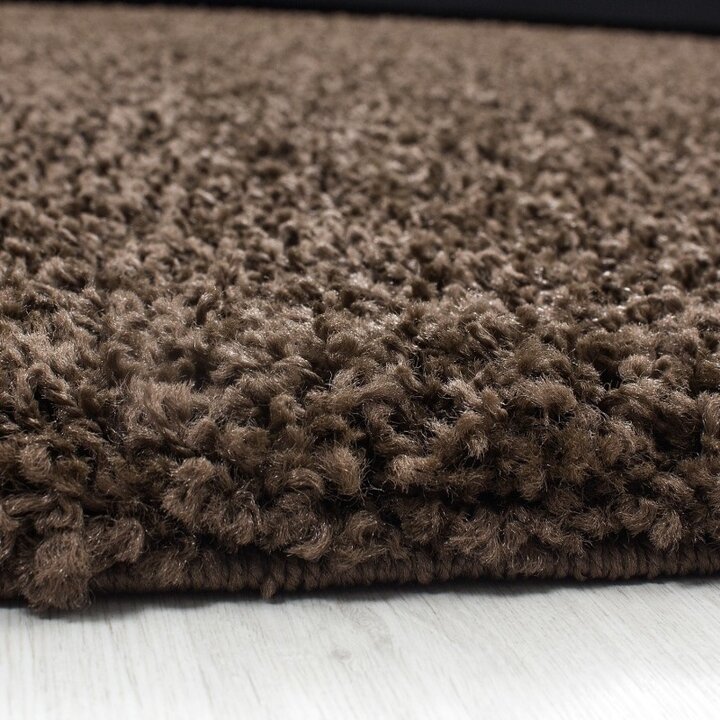 Hochflor Teppich - Life Braun - 2