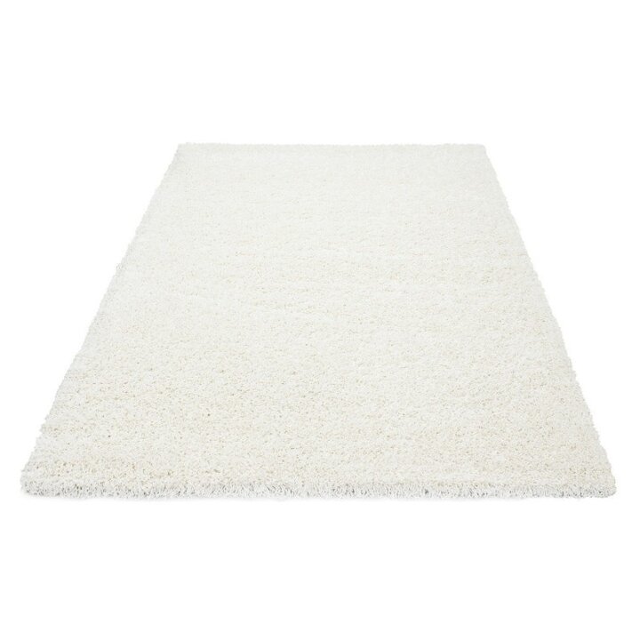Hochflor Teppich - Life Creme Weiß - 1
