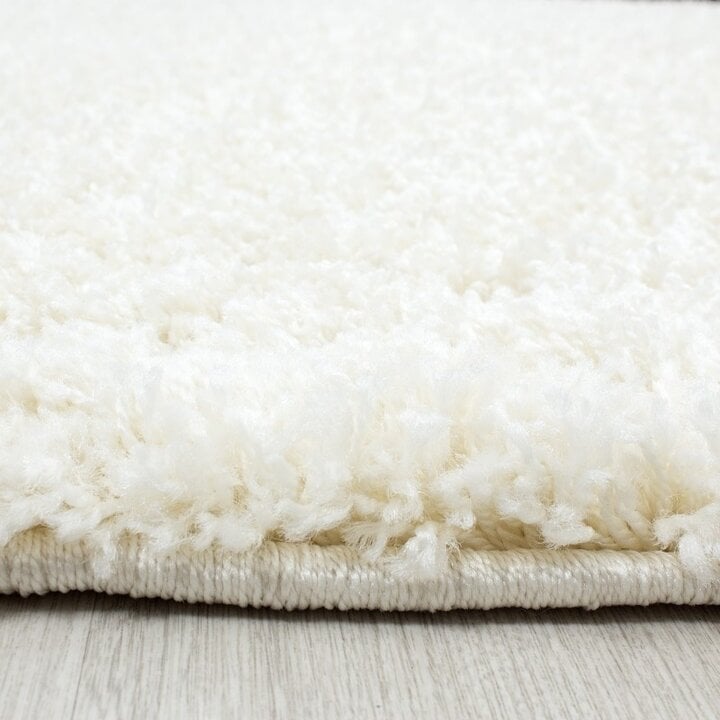 Hochflor Teppich - Life Creme Weiß - 2