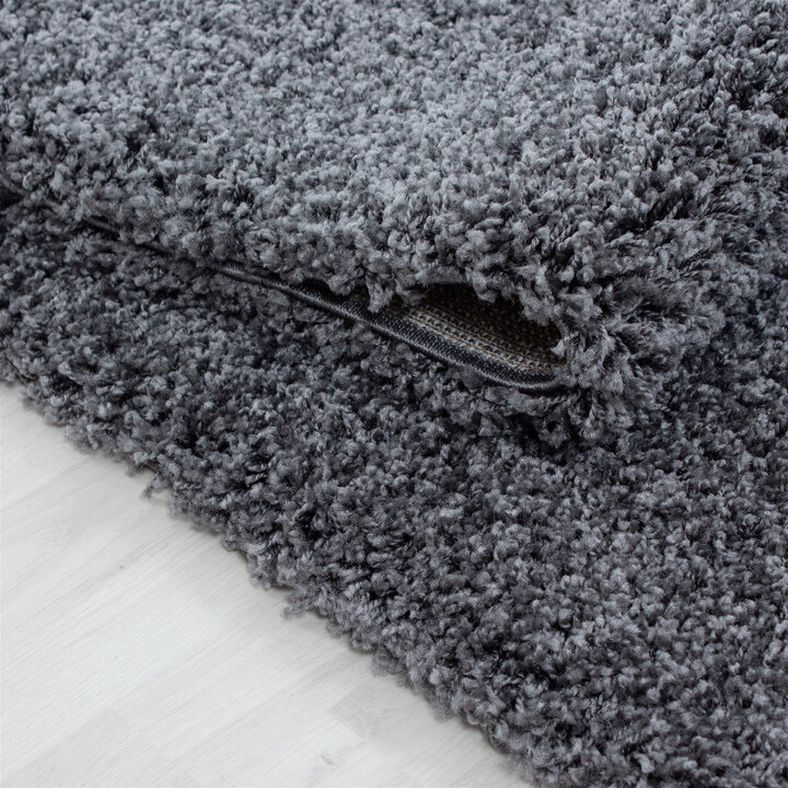 Hochflor Teppich - Life Grau - 3
