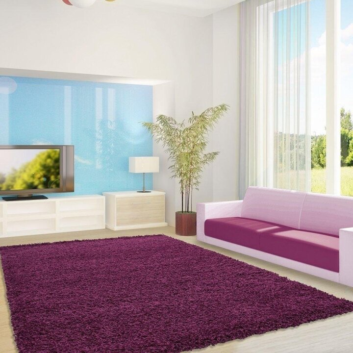 Hochflor Teppich - Life Lila - 5