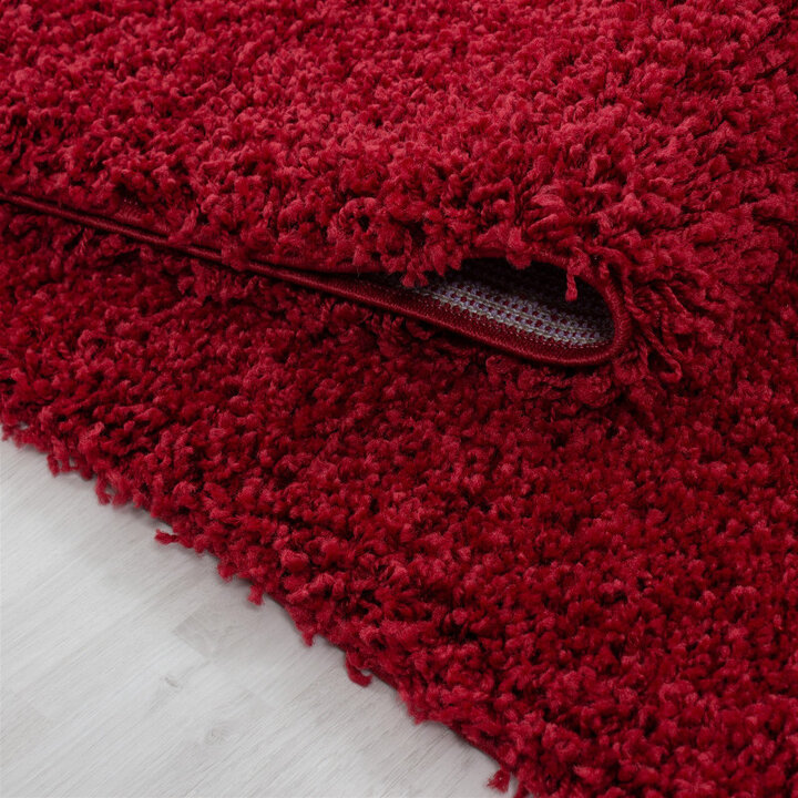 Hochflor Teppich - Life Rot - 3
