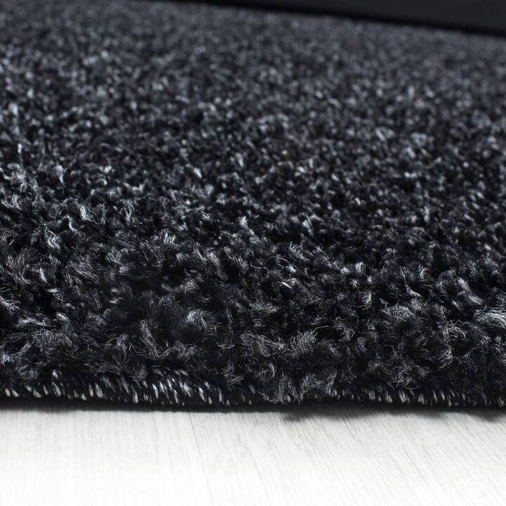 Hochflor Teppich Rund - Life Anthrazit  - 2