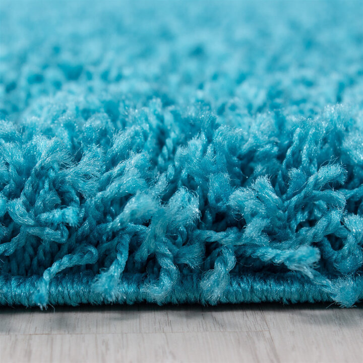 Hochflor Läufer - Life Türkis - 1