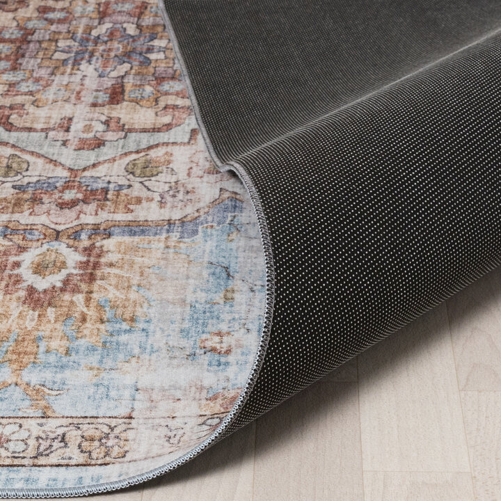 Orientteppich - Leyla Medaillon Hellblau - 6