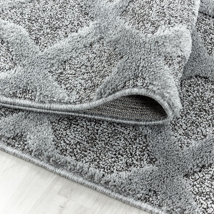 Teppich Skandinavisch - Pitea Tile Grau - 4