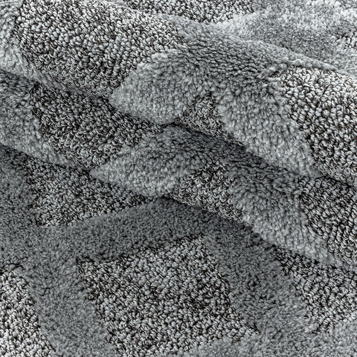 Teppich Skandinavisch - Pitea Tile Grau - 5