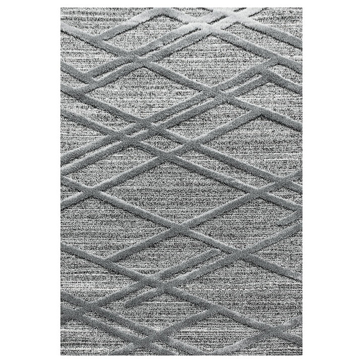 Teppich Skandinavisch - Pitea Double Grau - 1