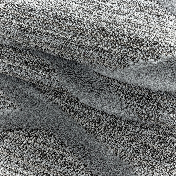 Teppich Skandinavisch Rund - Pitea Double Grau - 3