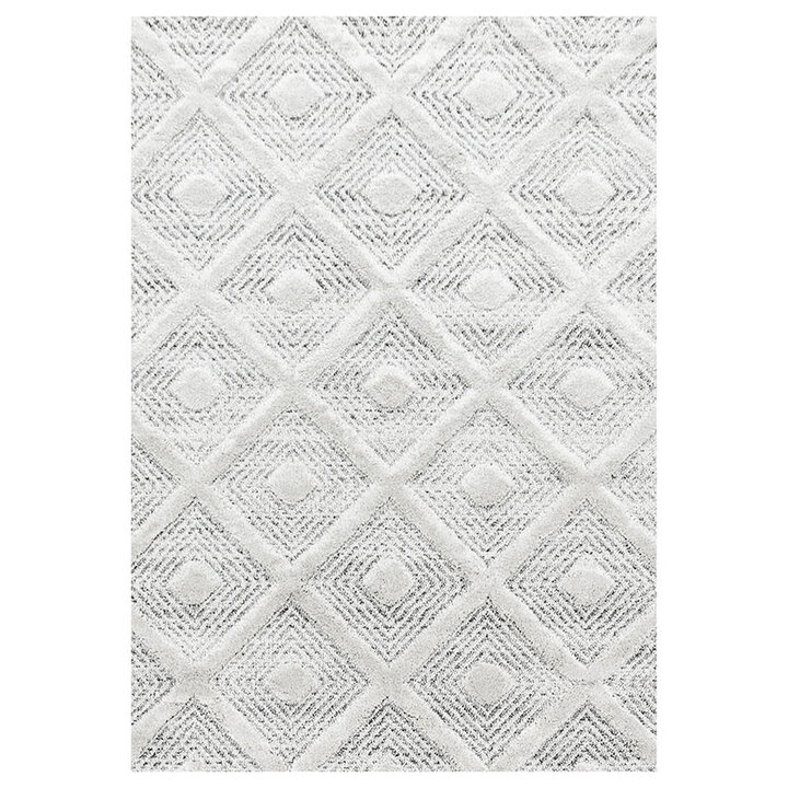Teppich Skandinavisch - Pitea Ethno Creme Grau - 1