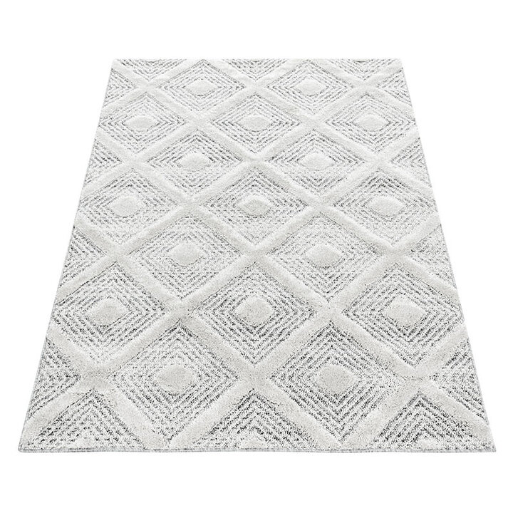 Teppich Skandinavisch - Pitea Ethno Creme Grau - 2