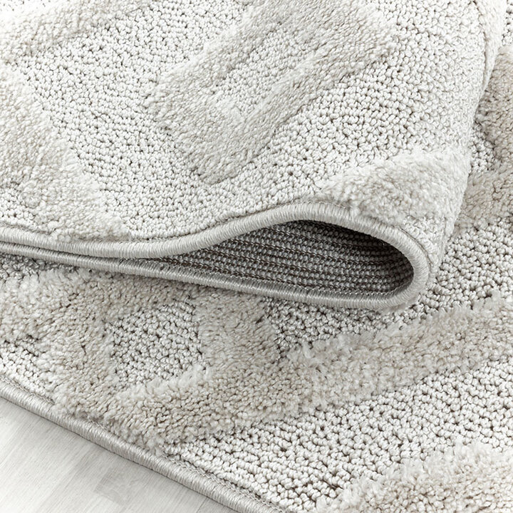 Teppich Skandinavisch Rund - Pitea Pattern Creme - 2