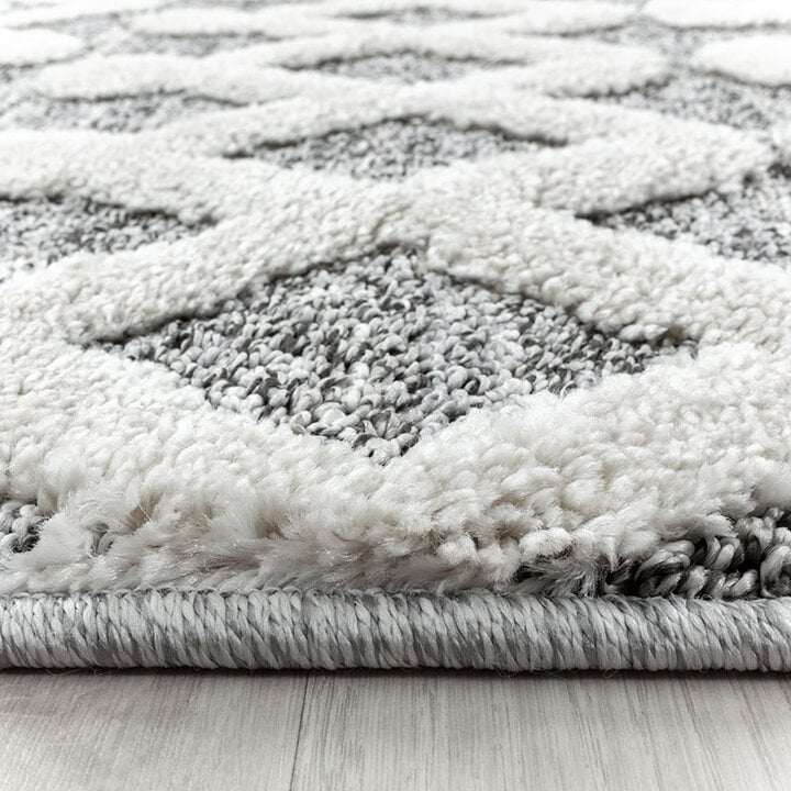 Teppich Skandinavisch - Pitea Knot Grau Creme - 3