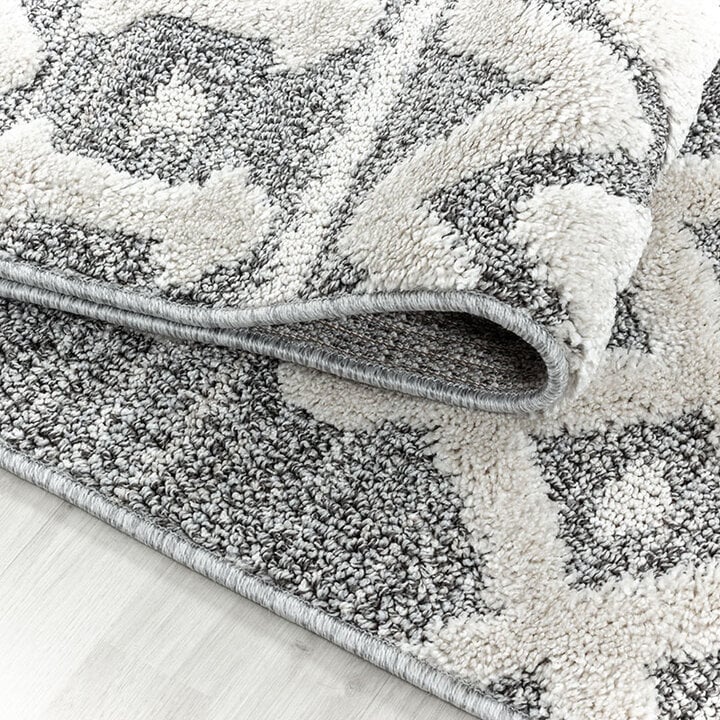 Teppich Skandinavisch - Pitea Knot Grau Creme - 4