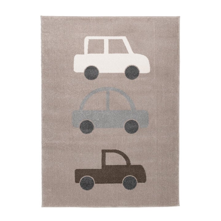 Teppich Kinderzimmer - Bowie Auto Taupe - 1