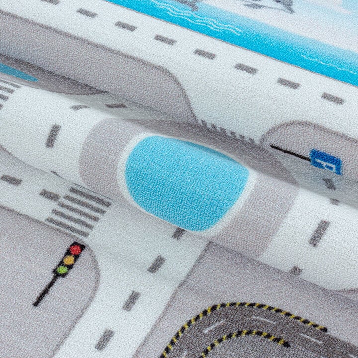 Spielteppich - Pleun Autobahn Grau - 5