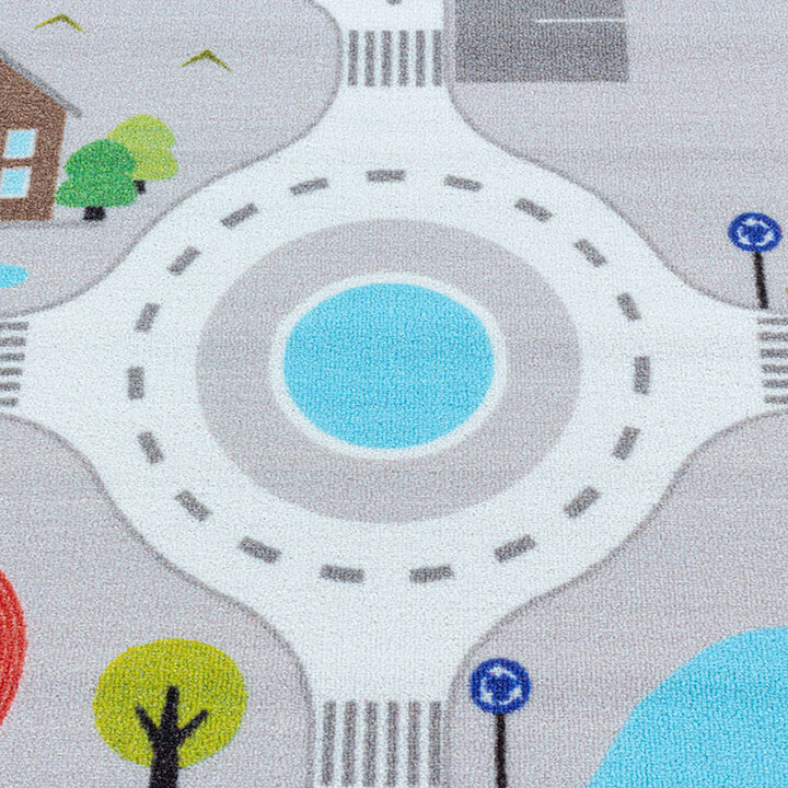 Spielteppich - Pleun Autobahn Grau - 6