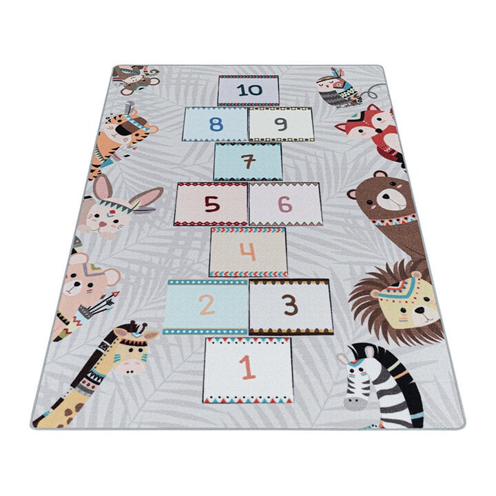 Spielteppich - Pleun Animals Hopscotch Grau - 2