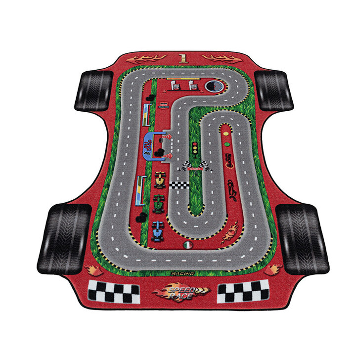 Spielmatte - Pleun Rennstrecke Rot - 2