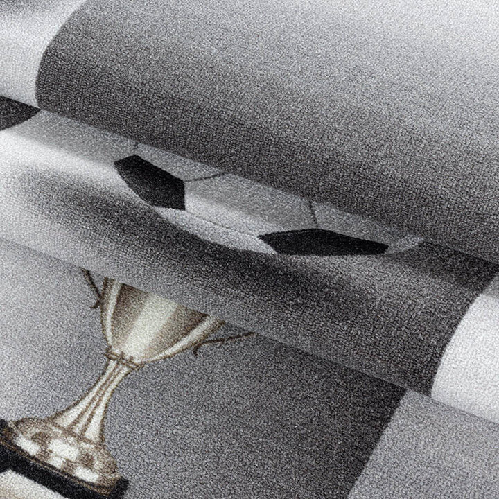 Fußballteppich - Pleun Champion Grau - 5