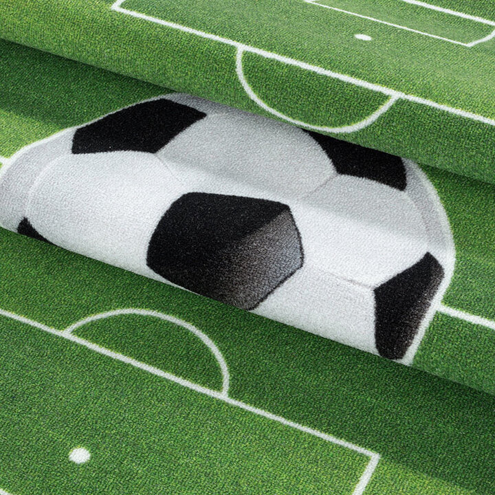 Fußballteppich - Pleun Fußballfeld Grün - 5