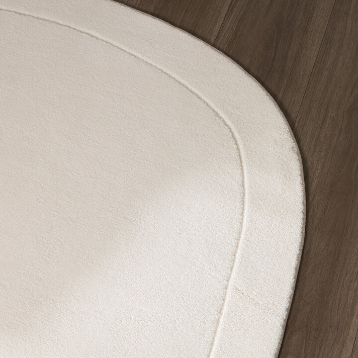 Teppich Organisch - Halo Pebble Creme - 4