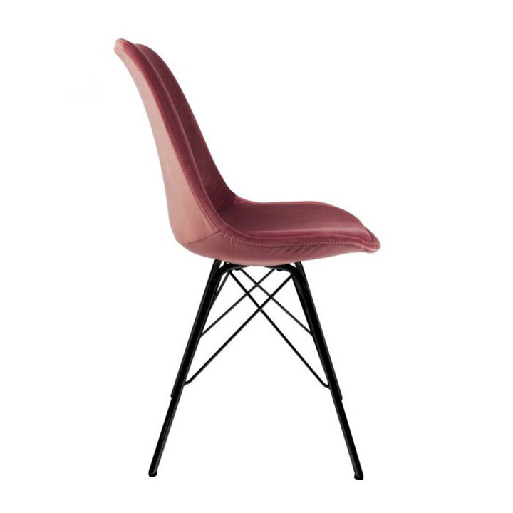 Samtstuhl - Rosa - 2