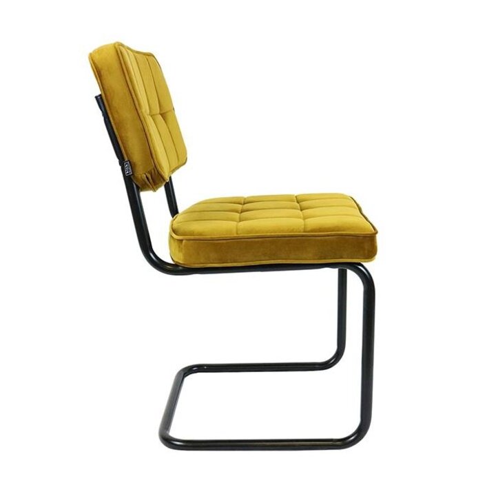 Samtstuhl - Ivy Gold/Ocker - 1