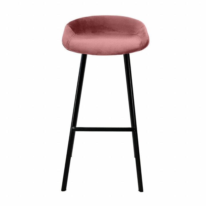 Barhocker Samt - Rosa - 1