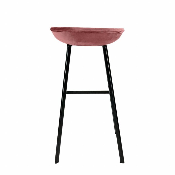 Barhocker Samt - Rosa - 3