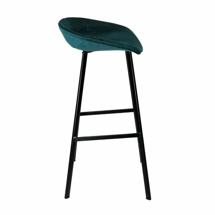 Barhocker Samt - Blau - 2
