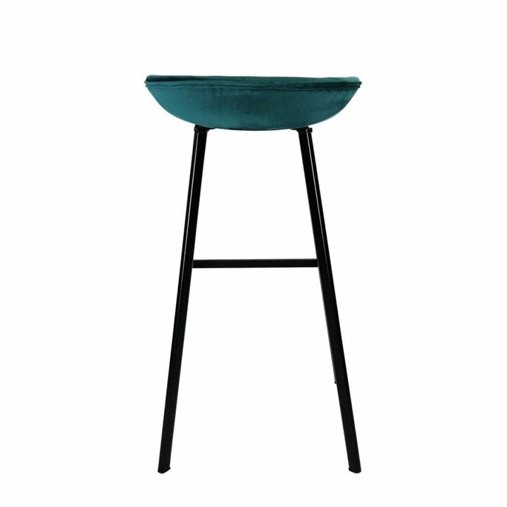 Barhocker Samt - Blau - 3