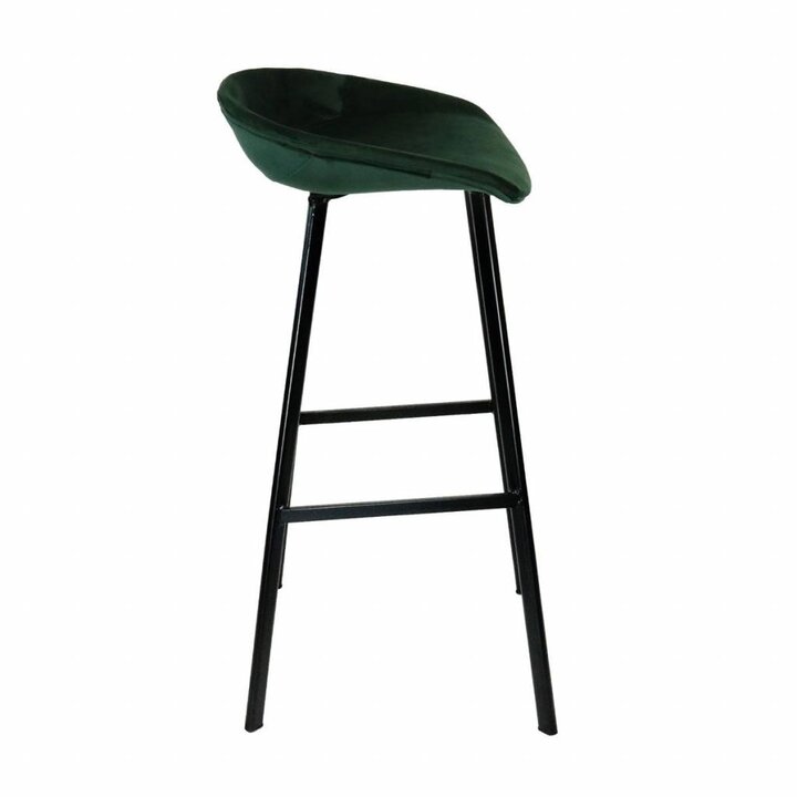 Barhocker Samt - Grün - 2