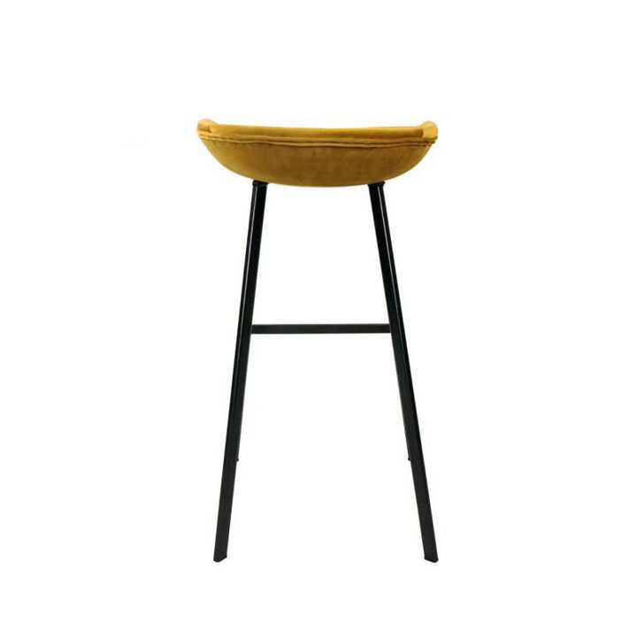 Barhocker Samt - Gold - 3