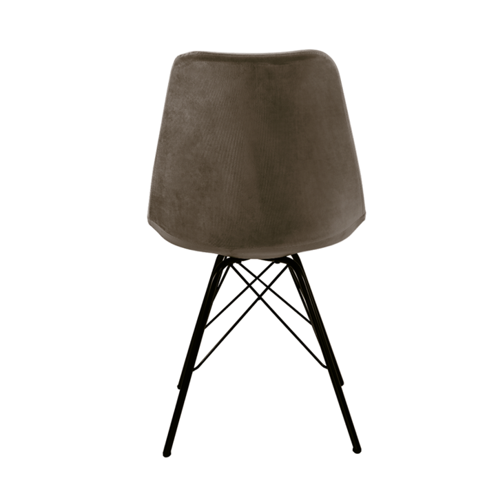 Samtstuhl - Taupe - 3