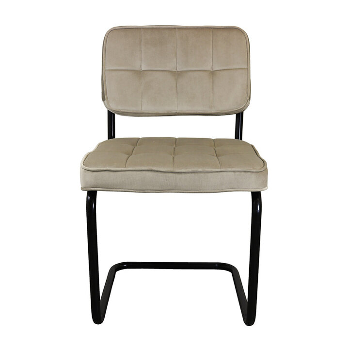 Samtstuhl - Ivy Creme - 2
