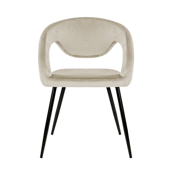 Velvet Esszimmerstuhl - Lenn Creme - 2