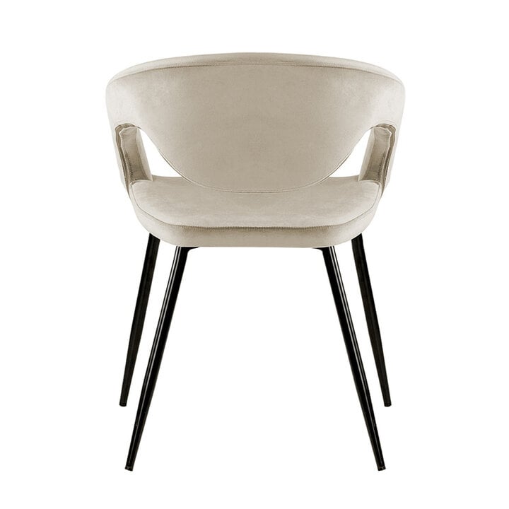 Velvet Esszimmerstuhl - Lenn Creme - 3