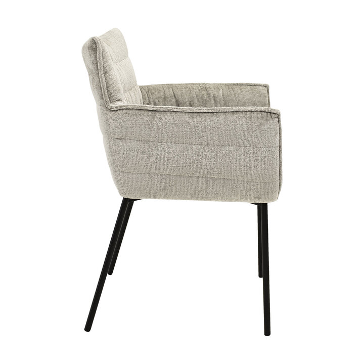 Esszimmerstuhl - Goos Grau/Beige - 2
