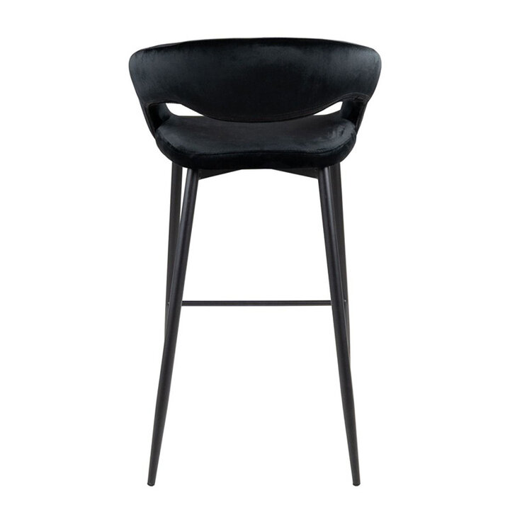 Barhocker - Lenn Velvet Schwarz - 3