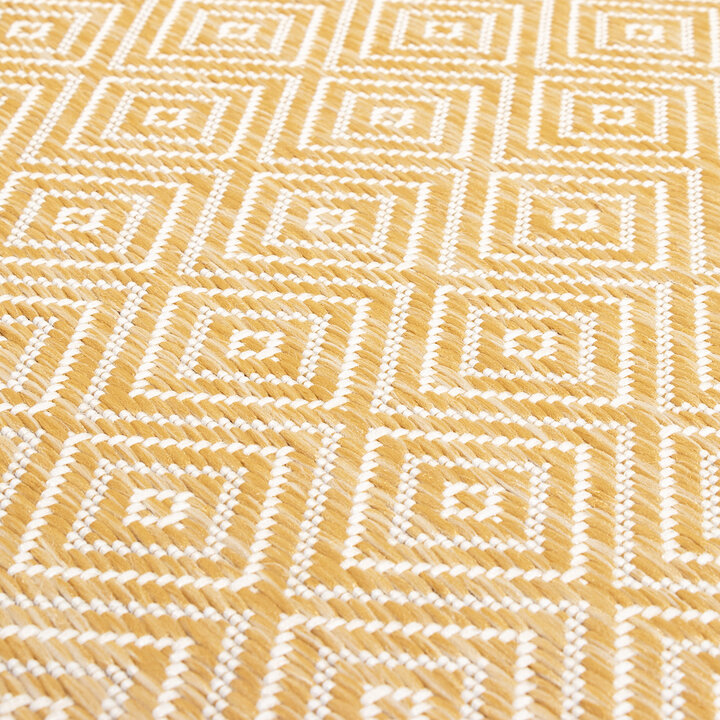 In- & Outdoor Teppich - Summer Tile Gelb - 8
