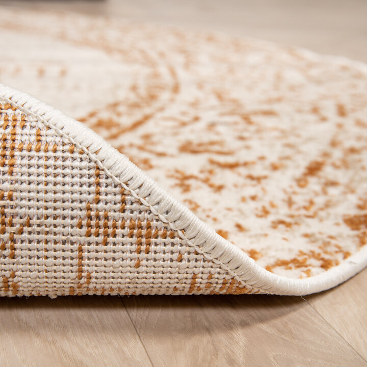 Teppich Vintage Rund - Spring Ethnic Creme Terra - 4