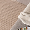 Handwebteppichs - Candice Grid Beige - thumbnail 2