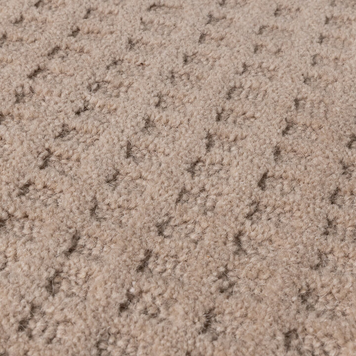 Handwebteppichs - Candice Grid Beige - 3